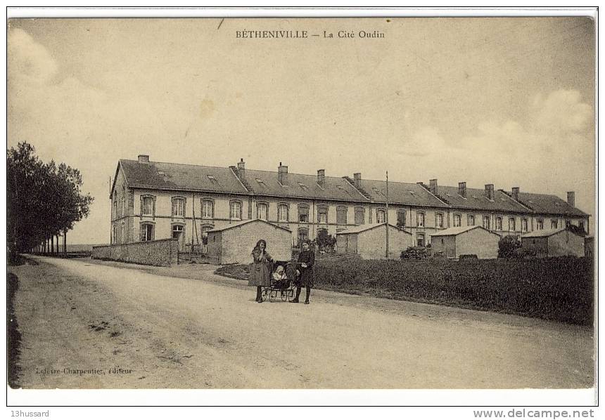 Carte Postale Ancienne Bétheniville - La Cité Oudin - Cité Ouvrière, Habitations - Bétheniville