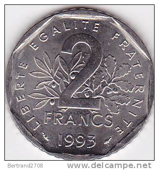 Pièce De 2 FRANCS De 1993 - Jean MOULIN - Gedenkmünzen