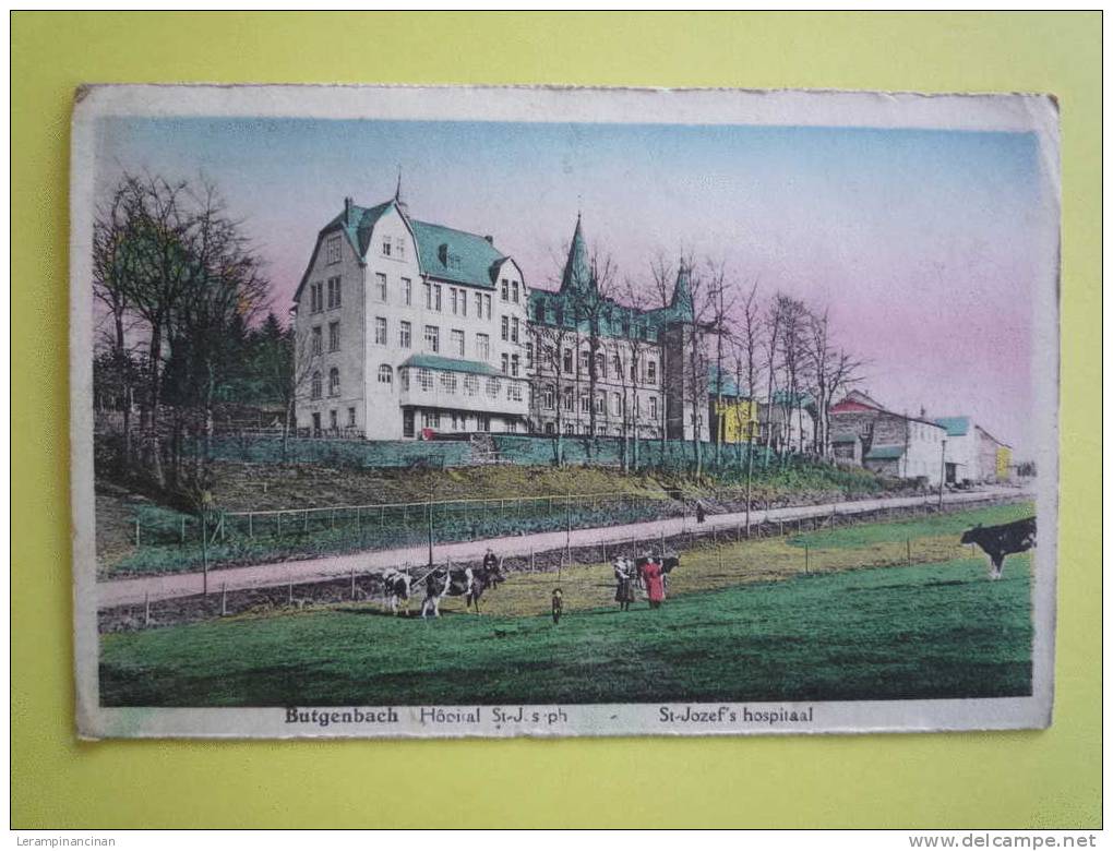 BELGIQUE BUTGENBACH HOPITAL SAINT JOSEPH COLORISÉE - Bütgenbach