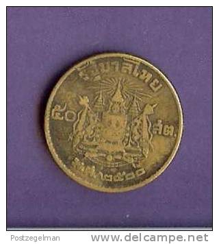 THAILAND 2500 Normally Used Coin 25 Satang KM 80 - Thailand