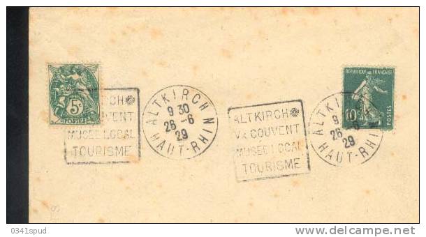 1929  France  Daguin  68 Altkirch  Préhistoire Prehistory Preistoria  Couvent Sur Lettre - Prehistory