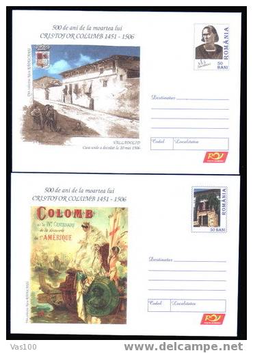 CRISTOFOR COLUMB,navigator 2x Stationery New 2006 - Christophe Colomb