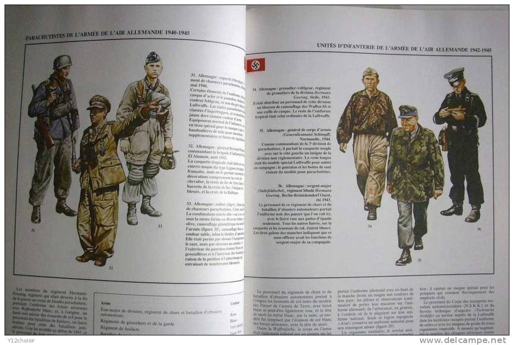 LIVRE HORS SERIE 231 UNIFORMES UNIFORME GUERRE 39 45 ARMEE AIR INFANTERIE MARINE AVIATION FUSILIERS COMMANDOS SABRES