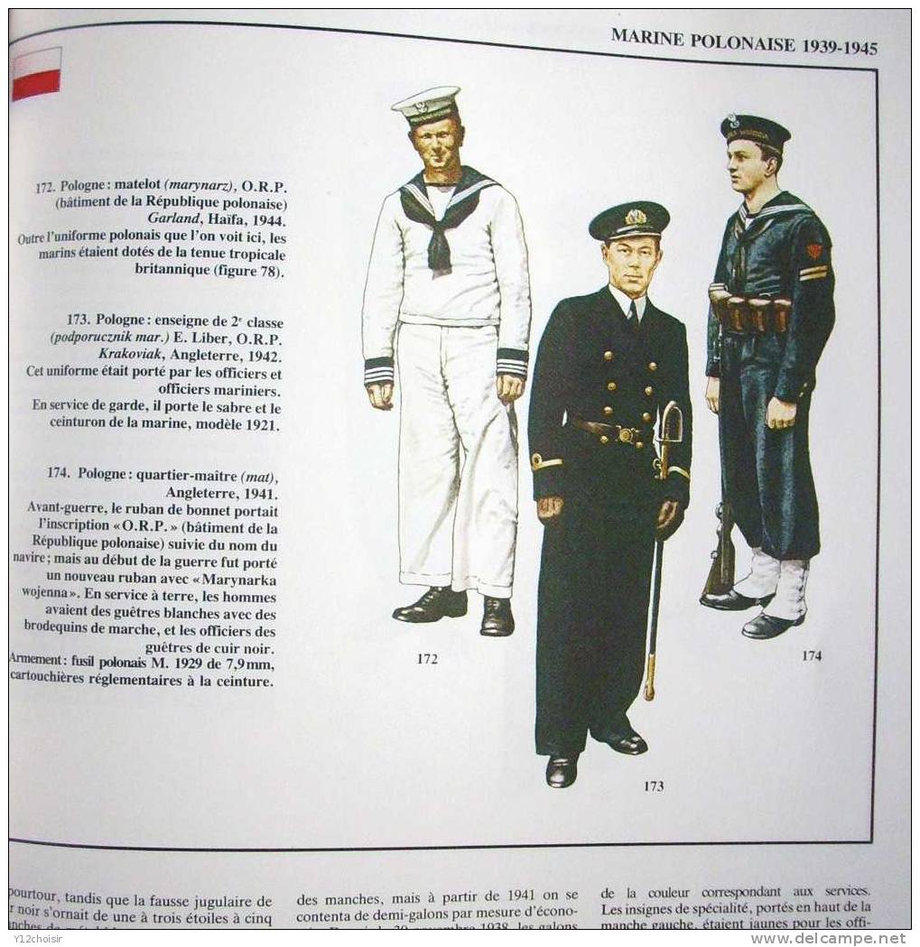 LIVRE HORS SERIE 231 UNIFORMES UNIFORME GUERRE 39 45 ARMEE AIR INFANTERIE MARINE AVIATION FUSILIERS COMMANDOS SABRES