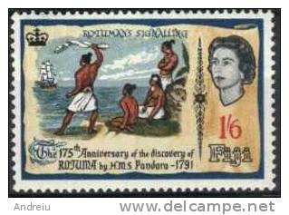 1966, Fiji, Rotuma Anniversary, Indigenous, New - Fidji (1970-...)