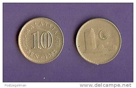 MALAYSIA 1967-1988 Used Coin 10 Cents KM3 - Malaysia