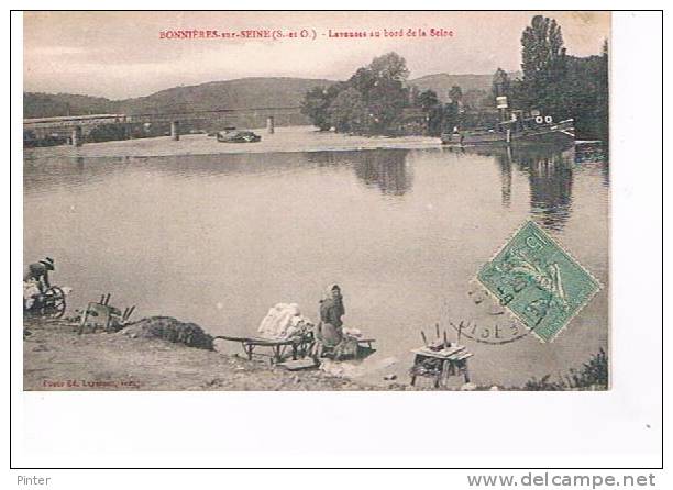 BONNIERES SUR SEINE - Laveuses Au Bord De La Seine - Bonnieres Sur Seine