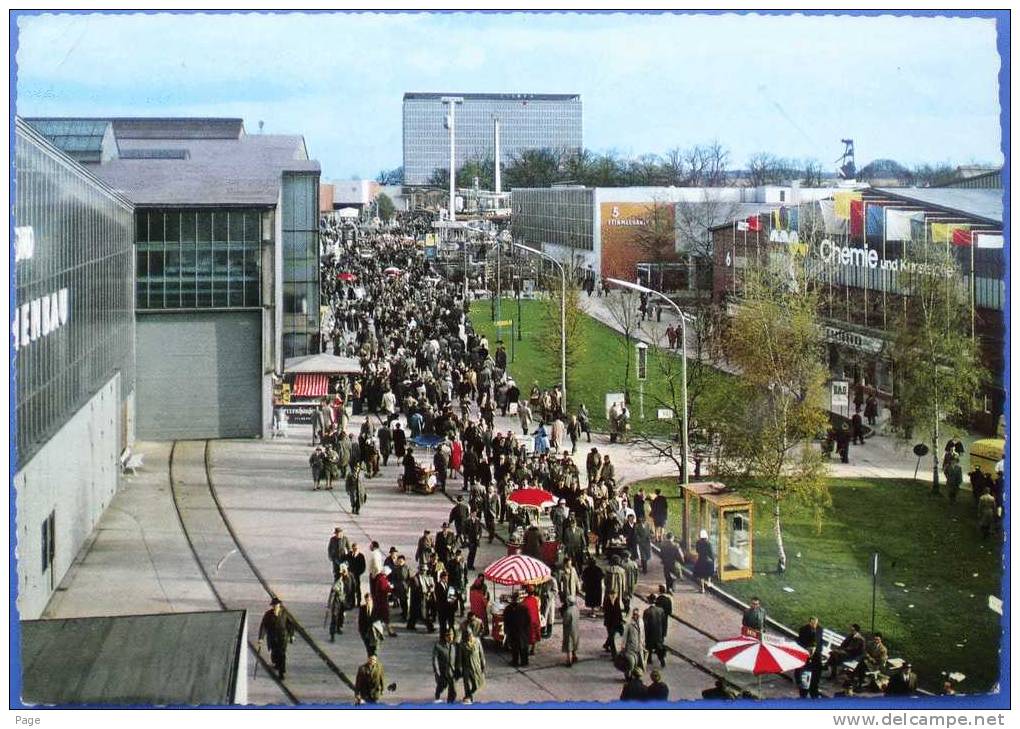 Hannover,Hannovermesse,Blick Ins Ausstellungsgelände,1965,Messe,Ausstellung,Philatelie,Sonderstempel, - Markets