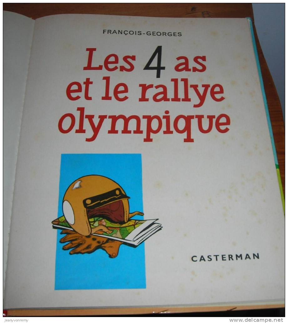 Les 4as - Et Le Rallye Olympique - 1969. François-Georges - Edition Originale. - 4 As, Les