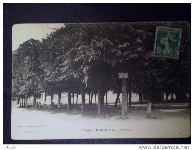 CPA-NEUILLE PONT PIERRE-INDRE ET LOIRE-37-LE MAIL-PHOT J ROUVERET LE MANS-BESNIER EDITEUR - Neuillé-Pont-Pierre