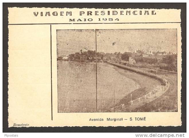 SÃO TOMÉ E PRÍNCIPE (Africa) - Presidential Trip May 1954 - Avenida Marginal - Sao Tome And Principe