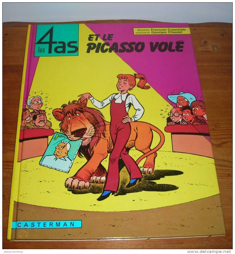 Les 4as - Et Le Picasso Volé - 1974 - Edition Originale. - 4 As, Les