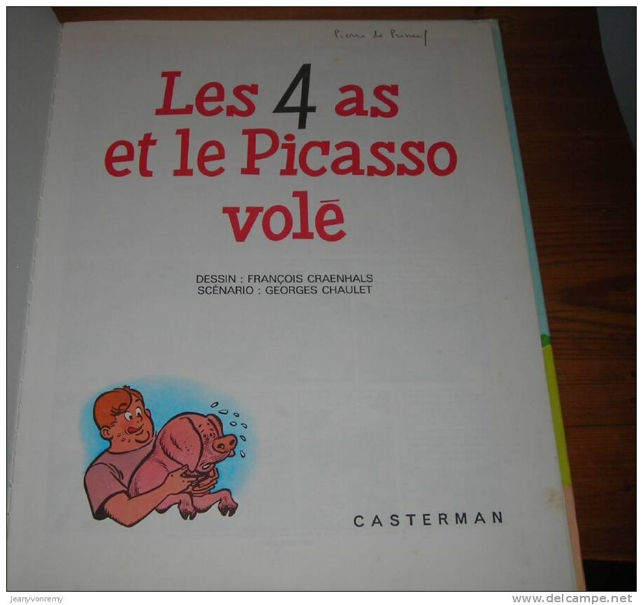 Les 4as - Et Le Picasso Volé - 1974 - Edition Originale. - 4 As, Les
