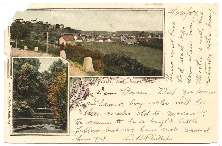 AACH - Dorf U. Stadt (Aachquelle) ++++++++1907+++++SUP+++++++++ - Autres & Non Classés