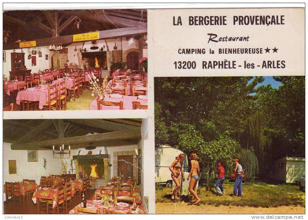 13 CPM RAPHELE LES ARLES LA BERGERIE PROVENCALE - Restaurants