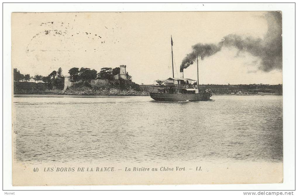 Dep 35 - Les Bords De La Rance - La Rivière Au Chêne Vert - LL. (bateau) - Other & Unclassified