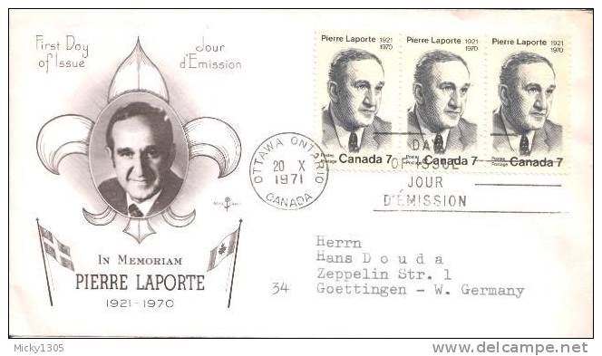 Canada - FDC (y206) - 1971-1980