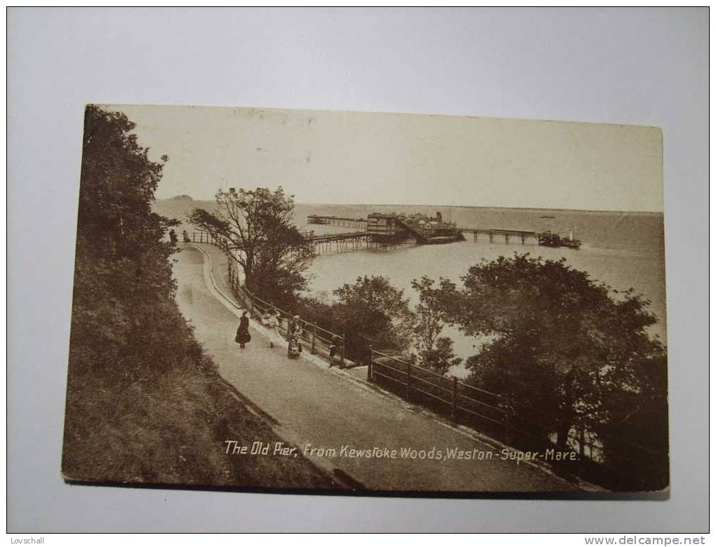 Weston-Super-Mare. - The Old Pier From Kewstoke Woods. - Weston-Super-Mare