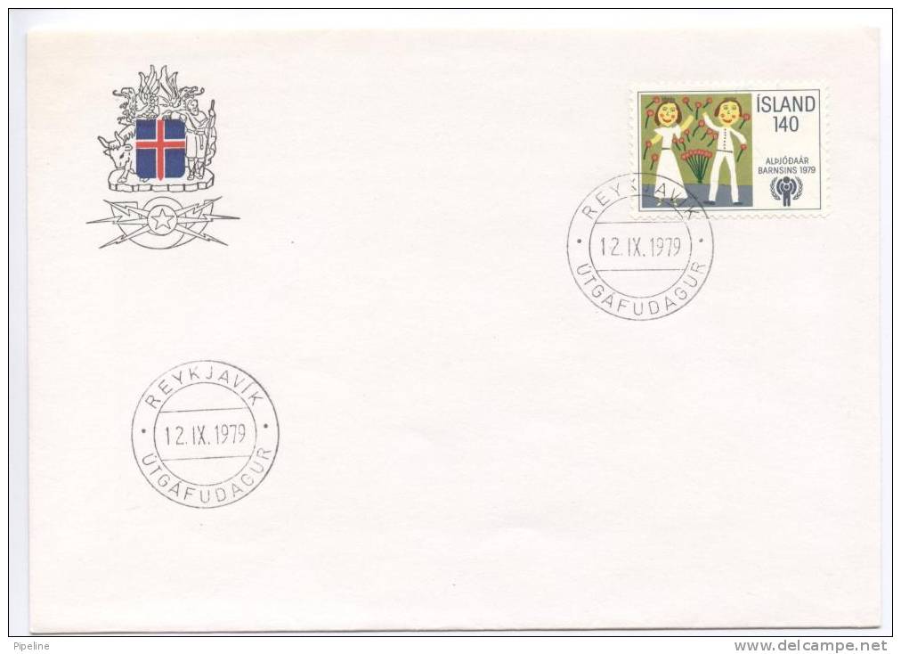 Iceland FDC Year Of The CHILD 12-9-1979 - FDC