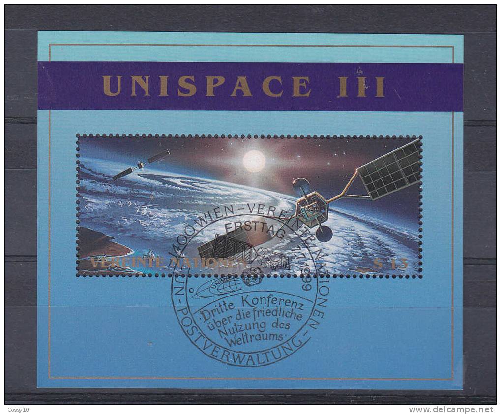 NATIONS  UNIES  VIENNE     1999  N° 10  OBLITERE    BLOC   CATALOGUE YVERT - Gebruikt