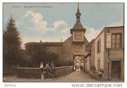 SUISSE VD - St Prex - Ancienne Porte Et Horloge - Saint-Prex