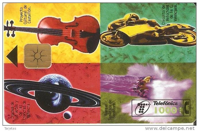 TARJETA DE ESPAÑA DEL PLANETA JUPITER - Sterrenkunde