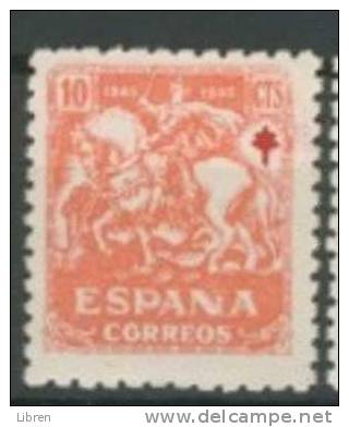 SPAIN, ESPAGNE 1945 YV 744 ANTI TUBERCULOSE. MNH, POSTFRIS, NEUF**. VERY FINE QUALITY. - Nuovi