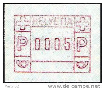 Zumstein 5 Michel 3.1b Von 1981 ** (SBK = CHF 3.50) - Machine Labels [ATM]