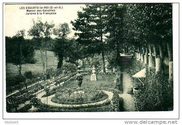 78 LES ESSARTS Le ROI ( S Et O ) - Manoir Des Gandines - Jardins à La Française - - Les Essarts Le Roi