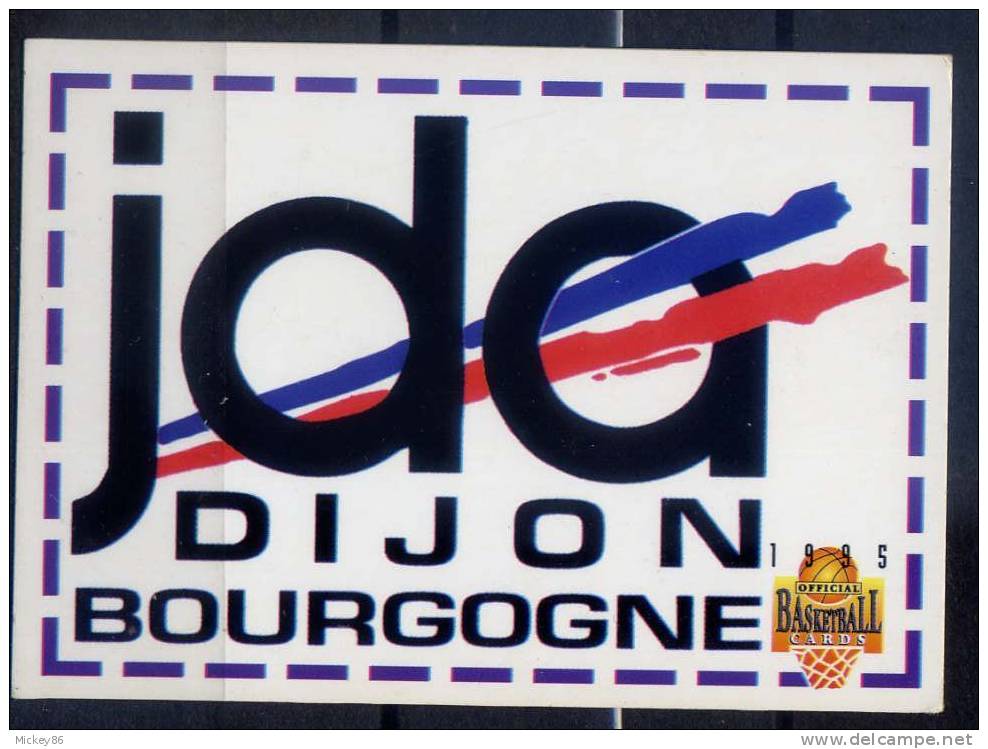 Basket ---FRANCE--PANINI--1995--Equipe De DIJON   Masculine- Ecusson Du Club JDA  DIJON BOURGOGNE N° 156 --- - Other & Unclassified