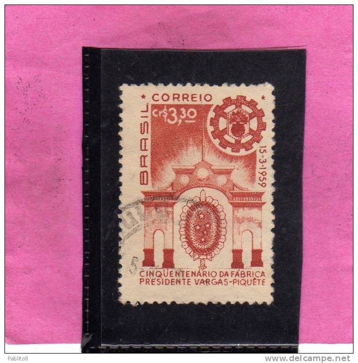 BRAZIL - BRASIL - BRASILE - BRÉSIL 1959 50th Anniv Of President Vargas Gunpowder Factory USED - Used Stamps