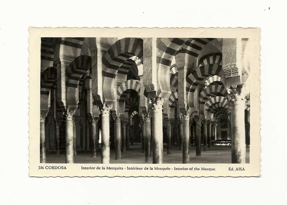 Cp, Espagne, Cordoba, Intérieur De La Mosquée, écrite - Córdoba