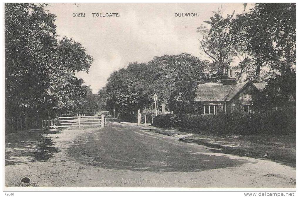 ANGLETERRE  - TOLLGATE   -  DULWICH - Surrey