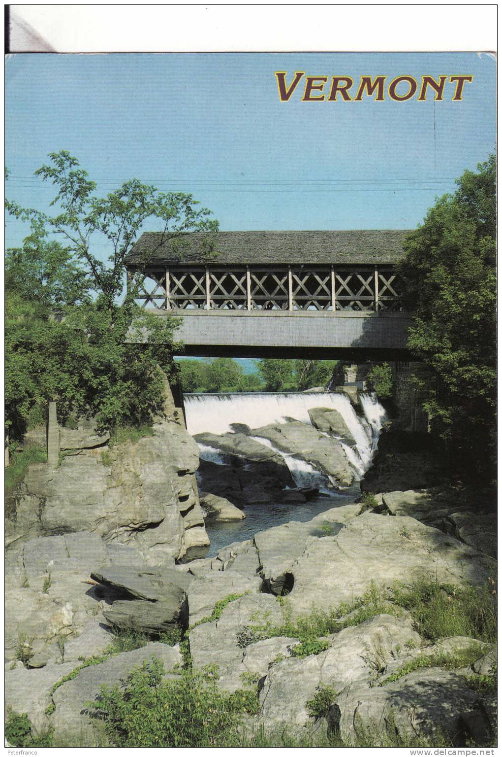 Stati Uniti - Vermont - Queeche Covered Bridge - Andere & Zonder Classificatie