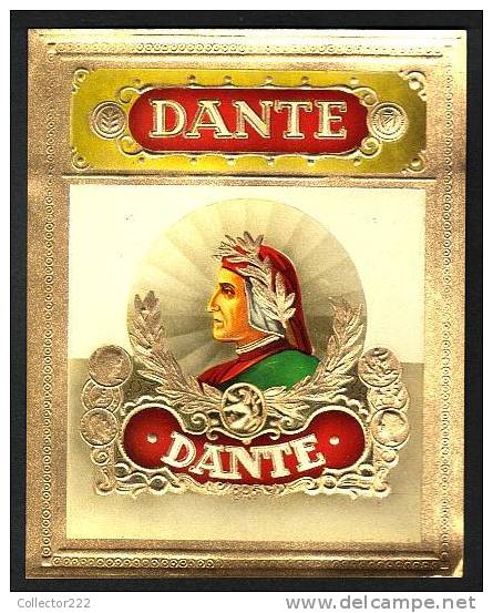 Etiquette De Boite à Cigares: Dante. Gaufree (11 X 13 Cms) (Ref.22128) - Documenten