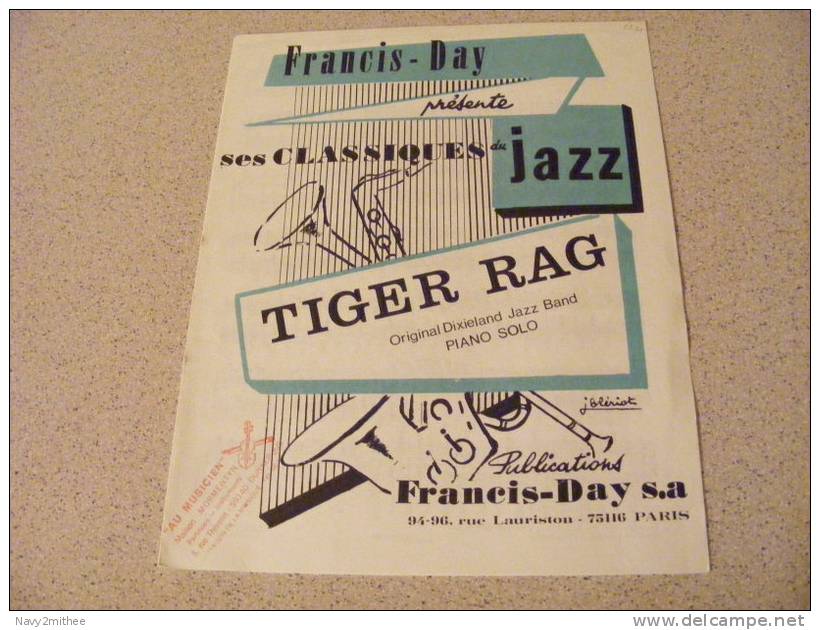 TIGER RACE   FOX TROT..original Dixieland Jazz Band..piano Solo - Koorzang