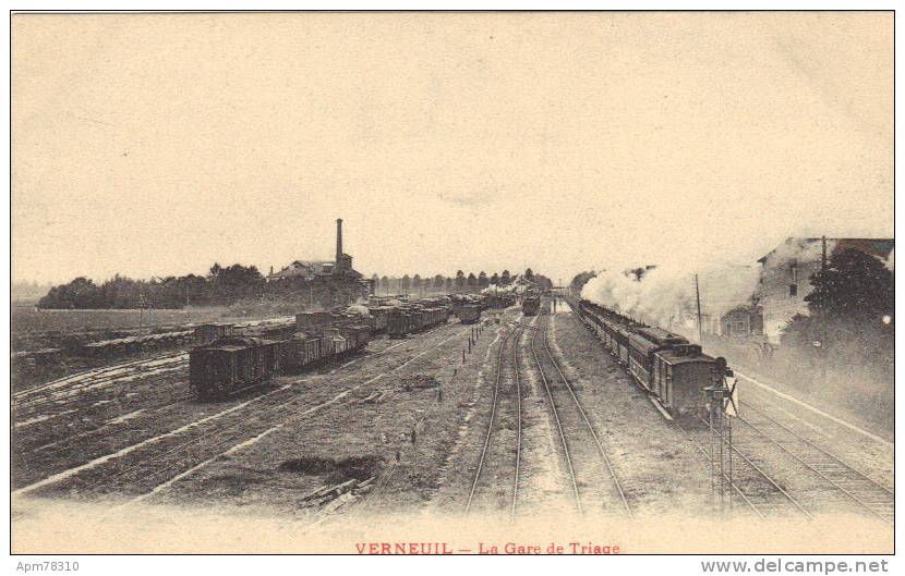 VERNEUIL La Gare De Triage - Altri & Non Classificati