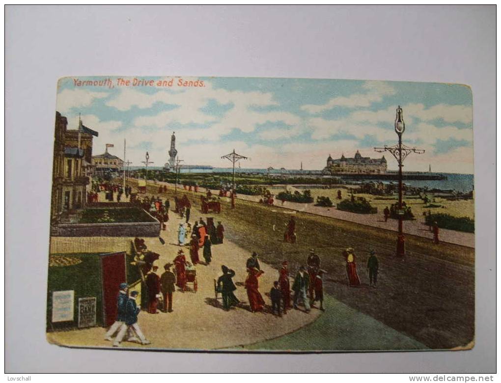 Great Yarmouth. -  The Drive And Sands.  (15 - 8 - 1905) - Great Yarmouth