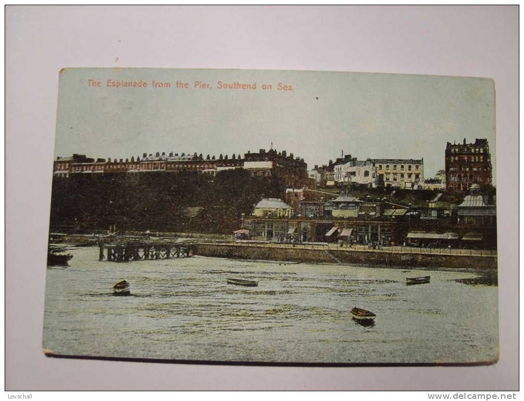 Southend-on-Sea. - The Esplanade From The Pier. (7 - 9 - 1906) - Southend, Westcliff & Leigh