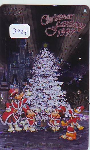 Télécarte  JAPON  DISNEY  (3227)  Phonecard Japan * Telefonkarte  *  110-194160  * CHRISTMAS 1997 - Disney