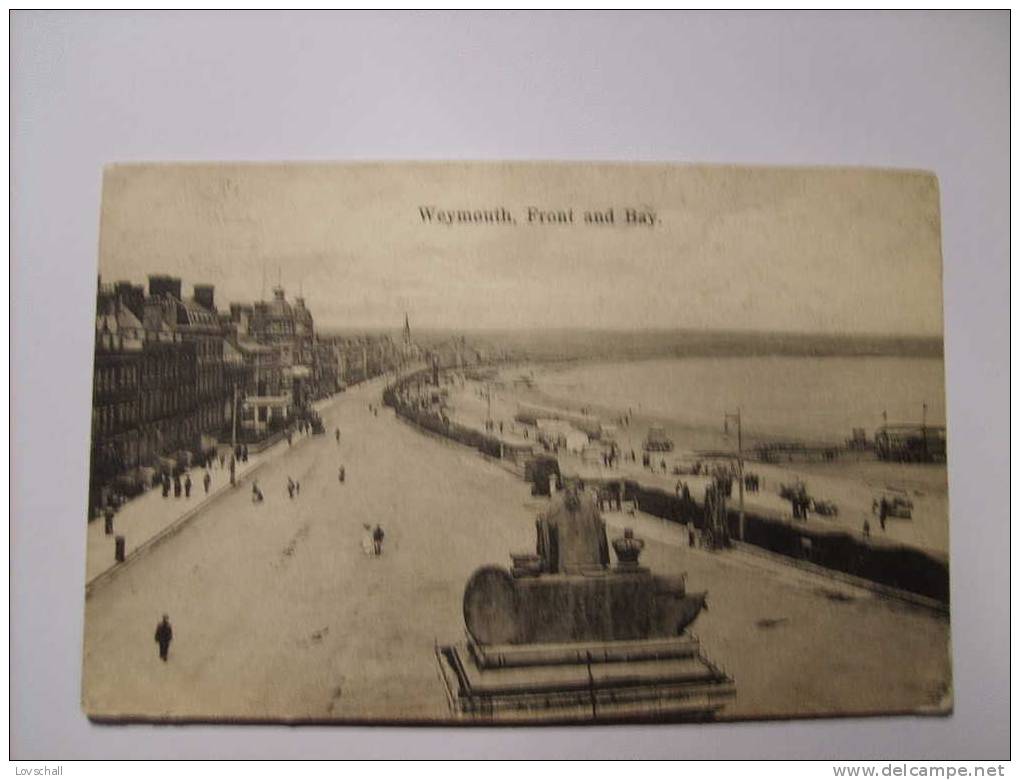 Weymouth. - Front And Bay. (14 - 9 - 1914) - Weymouth