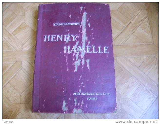 VALVOLINE-HENRY  HAMELLE - Paris - Catalogue Complet Outillage - Huile - Metaux ...etc - Auto