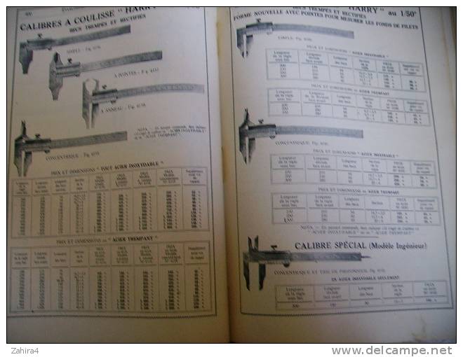 VALVOLINE-HENRY  HAMELLE - Paris - Catalogue complet outillage - Huile - Metaux ...etc