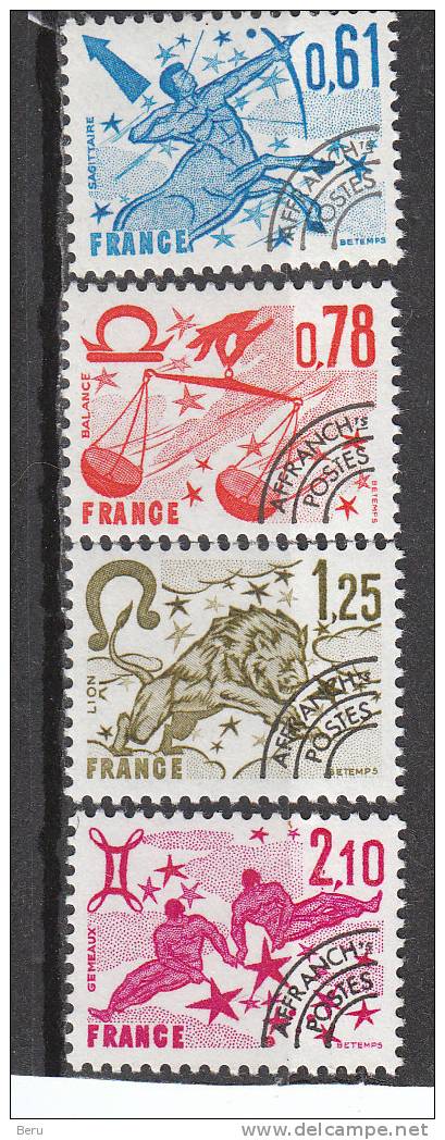 Préo 154 à 157 ** - Signes Du Zodiaque - 1964-1988