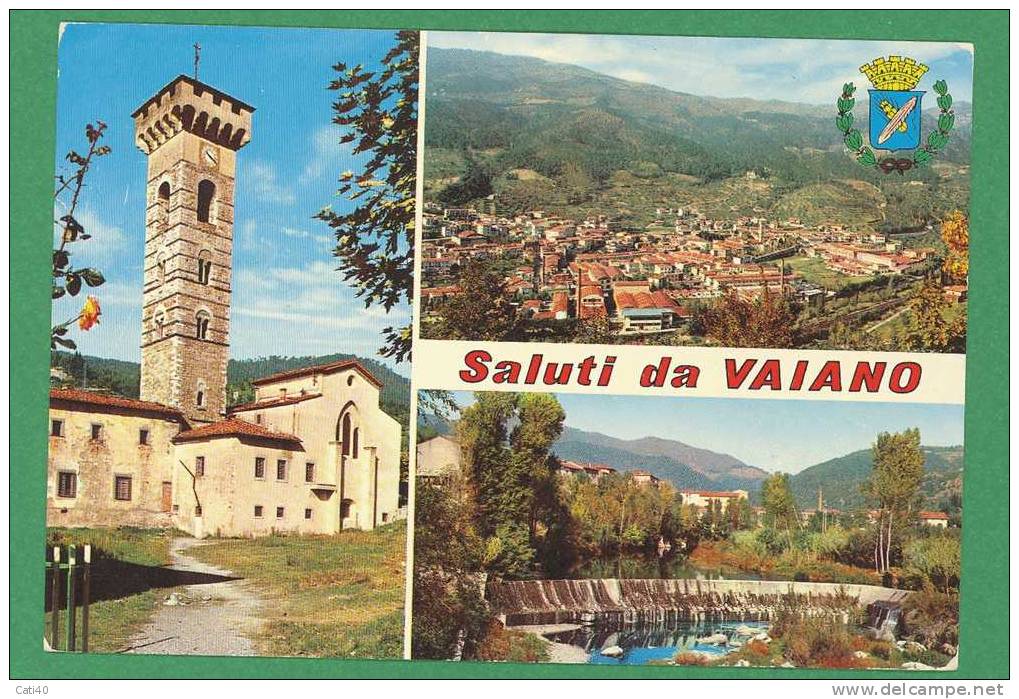 CARTOLINA-SALUTI DA VAIANO - Prato