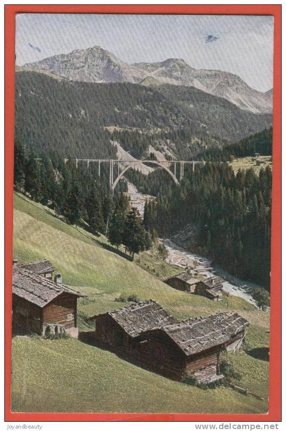 A094,Chur-Arosa- Bahn, Viadukt Bei Langwies, Viaduc, Mazot, Série 103, Non Circulée - Langwies