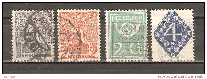 NETHERLANDS 1923 - DEFINITIVE - CPL. SET - USED OBLITERE GESTEMPELT - Gebraucht