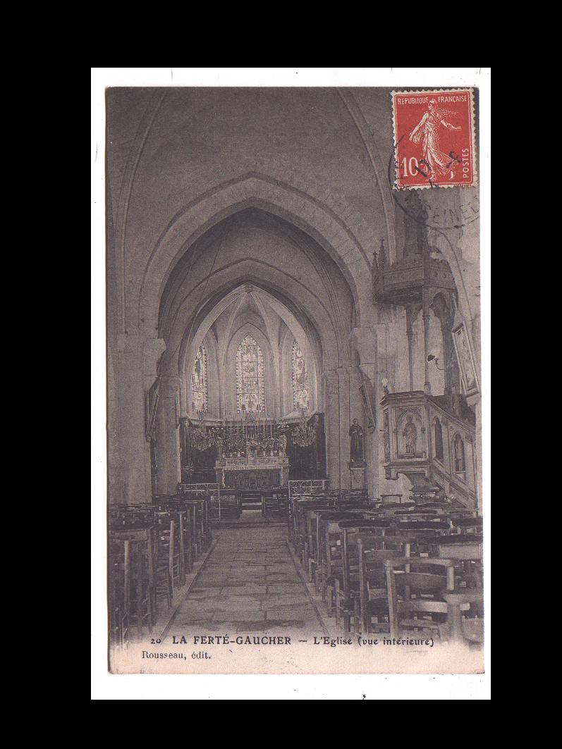 LA FERTE GAUCHER - L'EGLISE ( VUE INTERIEUR ) - La Ferte Gaucher