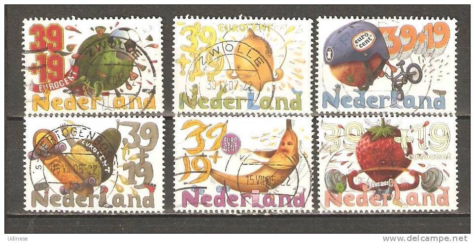 NETHERLANDS 2004 - CHILDREN WELFARE  - CPL. SET - USED OBLITERE GESTEMPELT USADO - Oblitérés