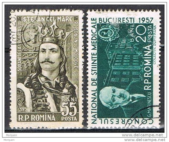 Lote 7 Sellos Rumania, Num 1332 Y 1333, 1358, 1503-5, 1814, 2155 º - Used Stamps